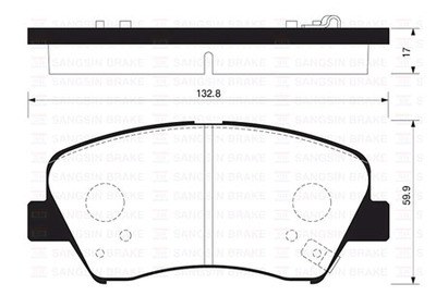 Колодки тормозные HYUNDAI i30/ELANTRA 11-/CEED 12- передние