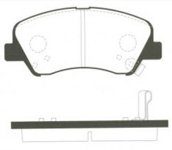 Колодки тормозные HYUNDAI i30/ELANTRA 11-/CEED 12- передние