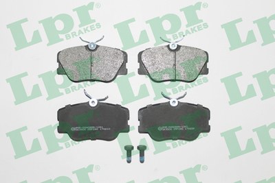 Колодки тормозные MERCEDES BENZ W201/W124 без датчика передние