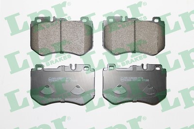 Колодки тормозные MERCEDES W205 14- передние L 127.7мм
