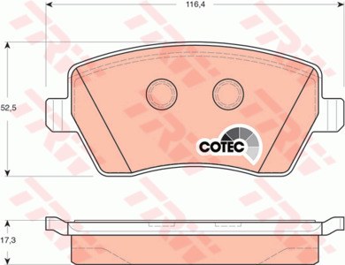 Колодки тормозные LADA LARGUS/NISSAN NOTE/RENAULT DUSTER/KANGOO/KAPTUR передние