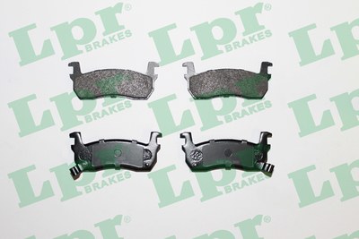 Колодки тормозные NISSAN MICRA 82-92 передние