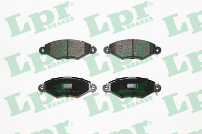 Колодки тормозные PEUGEOT 206 98-/306 94-02 передние