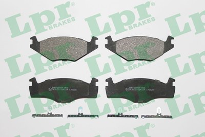Колодки тормозные VOLKSWAGEN GOLF/JETTA/PASSAT 76-91 передние