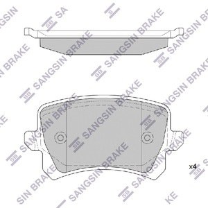 Колодки тормозные HAVAL F7/F7x/VW PASSAT/TIGUAN 07- задние