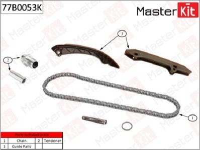 Комплект цепи ГРМ BMW M52/M54