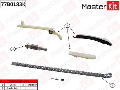 Комплект цепи ГРМ MB M270 без звездочек