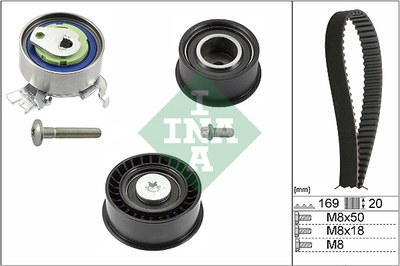 Комплект ремня ГРМ OPEL/GM 1.4-1.8 93-03