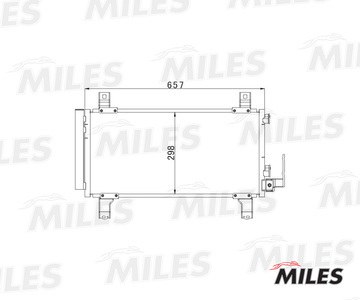 Конденсер MAZDA 6 1.8-2.3/2.0D 02-