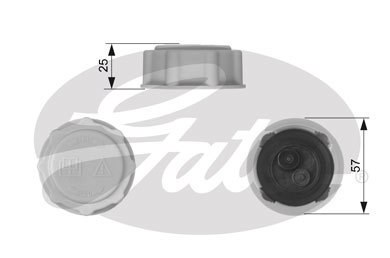 Крышка расширительного бачка FORD FIESTA/FOCUS/TRANSIT CONNECT
