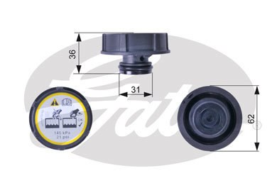 Крышка расширительного бачка FORD/MAZDA/VOLVO 03-