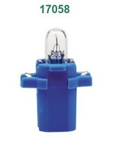 Лампа BAX 12V 2W BAX10S blue