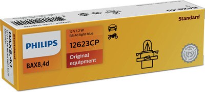 Лампа BAX 12V 1.2W B8.4d light blue