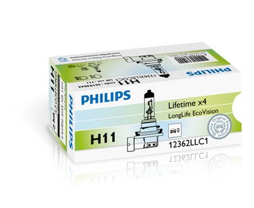 Лампа H11 12V 55W PGJ19-2 Longer Life Eco