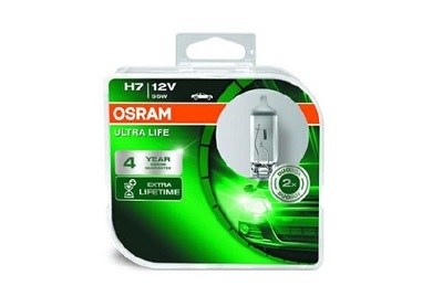 Лампа H7 12V 55W PX26d ULTRA LIFE (коробка 2шт.)
