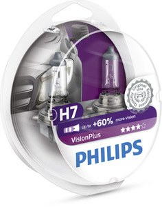 Лампа H7 12V 55W PX26d VisionPlus (компл.2шт.)
