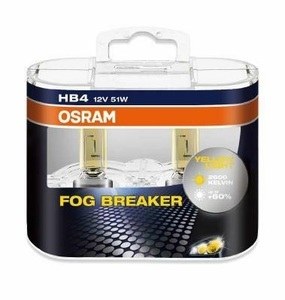 Лампа HB4 12V 51W P22d FOG BREAKER +60% (коробка 2шт.)