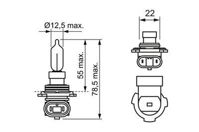 Лампа HIR2 12V 55W Pure Light