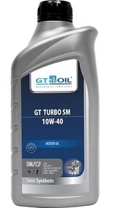 Масло моторное 10W40 GT OIL 1л полусинтетика GT Turbo SM