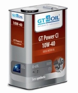 Масло моторное 10W40 GT OIL 4л полусинтетика GT Power CI