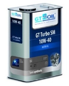 Масло моторное 10W40 GT OIL  4л полусинтетика GT Turbo SM