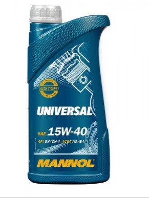 Масло моторное 15W40 MANNOL 7405 1л минеральное Universal SG/CD