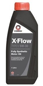 Масло моторное 5W30 COMMA 1л синтетика XFLOW TYPE V
