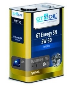 Масло моторное 5W30 GT OIL 4л синтетика GT Energy SN