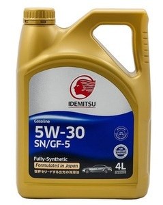Масло моторное 5W30 IDEMITSU 4л синтетика  Fully-Synthetic SN (Сингапур)