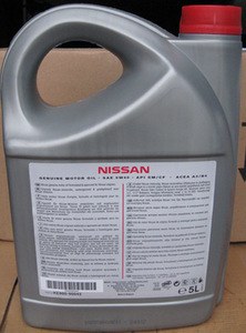Масло моторное 5W30 NISSAN 5л синтетика DPF
