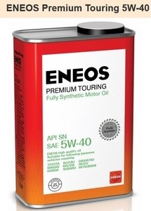 Масло моторное 5W40 ENEOS 1л синтетика Premium Touring SN