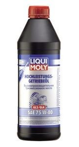 Масло трансмиссионное 75W80 LIQUI MOLY 1л синтет Hochleistungs-Getriebeoil GL-3+