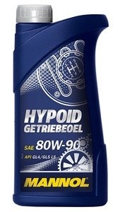 Масло трансмиссионное 80W90 MANNOL 8106 1л минеральное Hypoid Getriebeoel GL4/GL5 LS