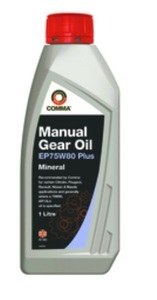 Масло трансмиссионное EP75W80 Plus COMMA 1л GEAR OIL