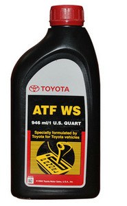 Масло трансмиссионное TOYOTA 1л синтетика ATF WS (США)