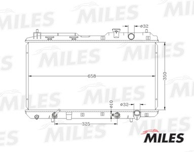 Радиатор HONDA CR-V2.0 95-03 паяный