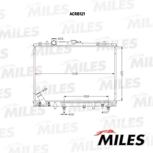 Радиатор MITSUBISHI PAJERO SPORT (97-04) 3.0 AT паяный