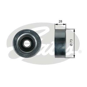 Ролик ремня приводного MAZDA 2/3 1.3-1.6 03-