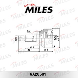 ШРУС MAZDA 3 I 1.5-2.3 03- нар. МКПП