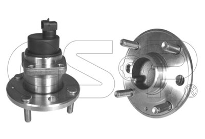Ступица с подшипником CHEVROLET LACETTI/EPICA/EVANDA 04- зад. +ABS