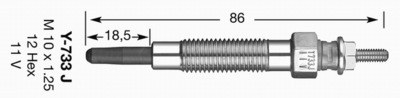 Свеча накала D-Power 13 Y-733J