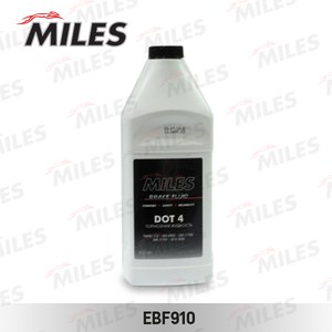 Жидкость тормозная MILES DOT 4 0,850л Brake Fluid