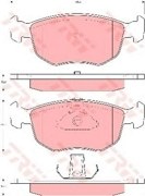 Колодки тормозные передние Форд GDB1618