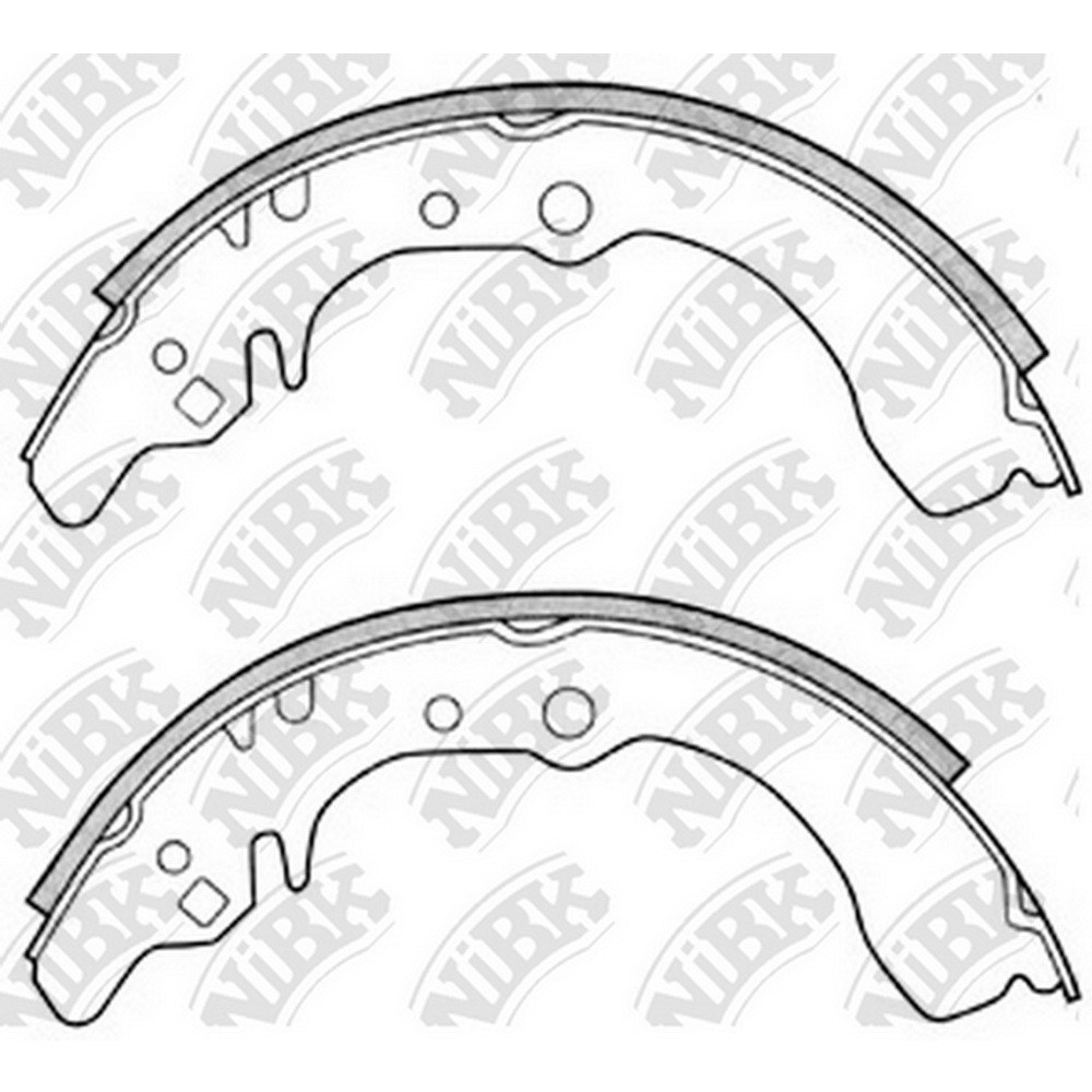 Колодки задние Ситроен С3 FN0035 NIBK