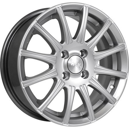 Автодиски КиК Сиеста R14x5.5 4x100 ET35 CB67.1 Dark_platinum