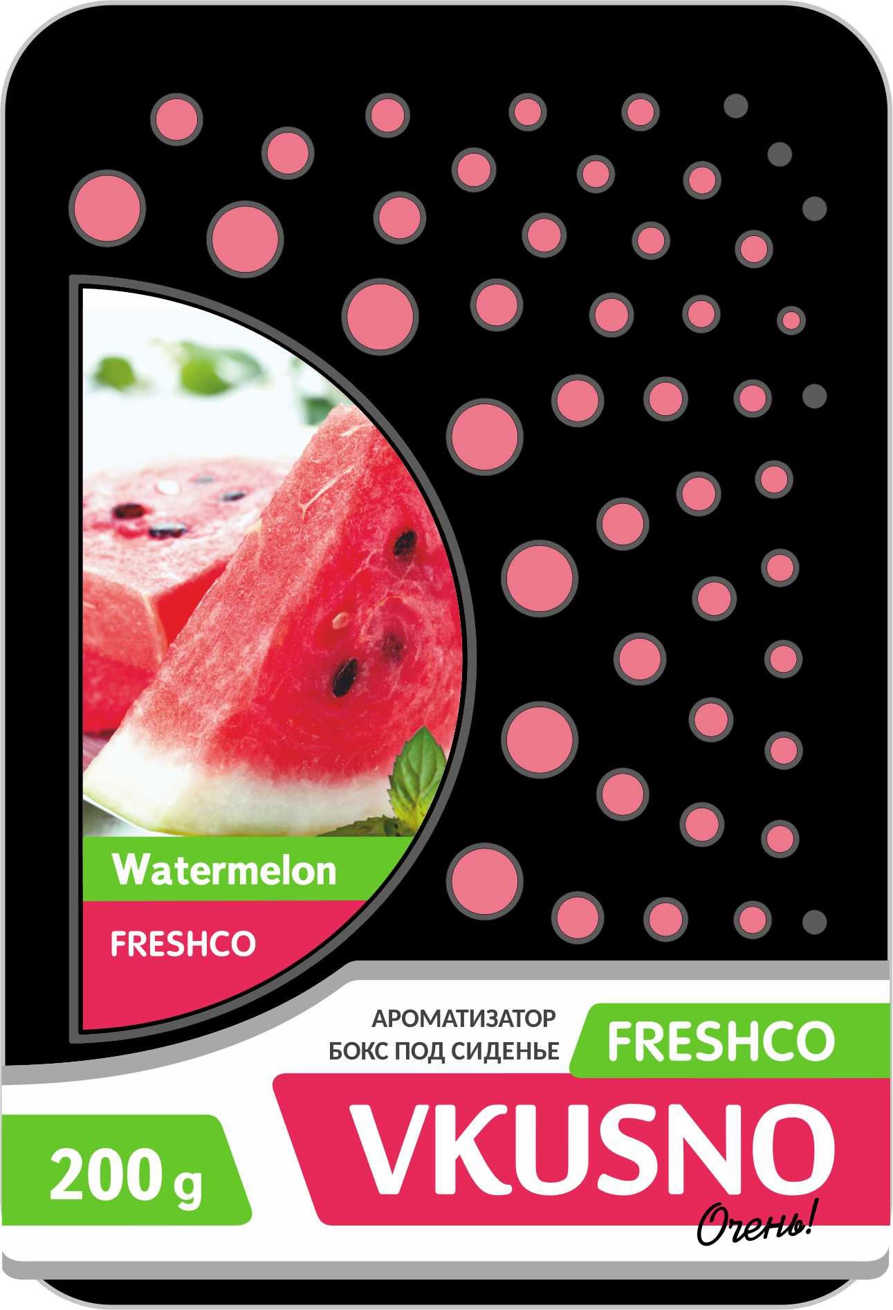 Ароматизатор под сиденье Freshco VKUSNO Арбуз