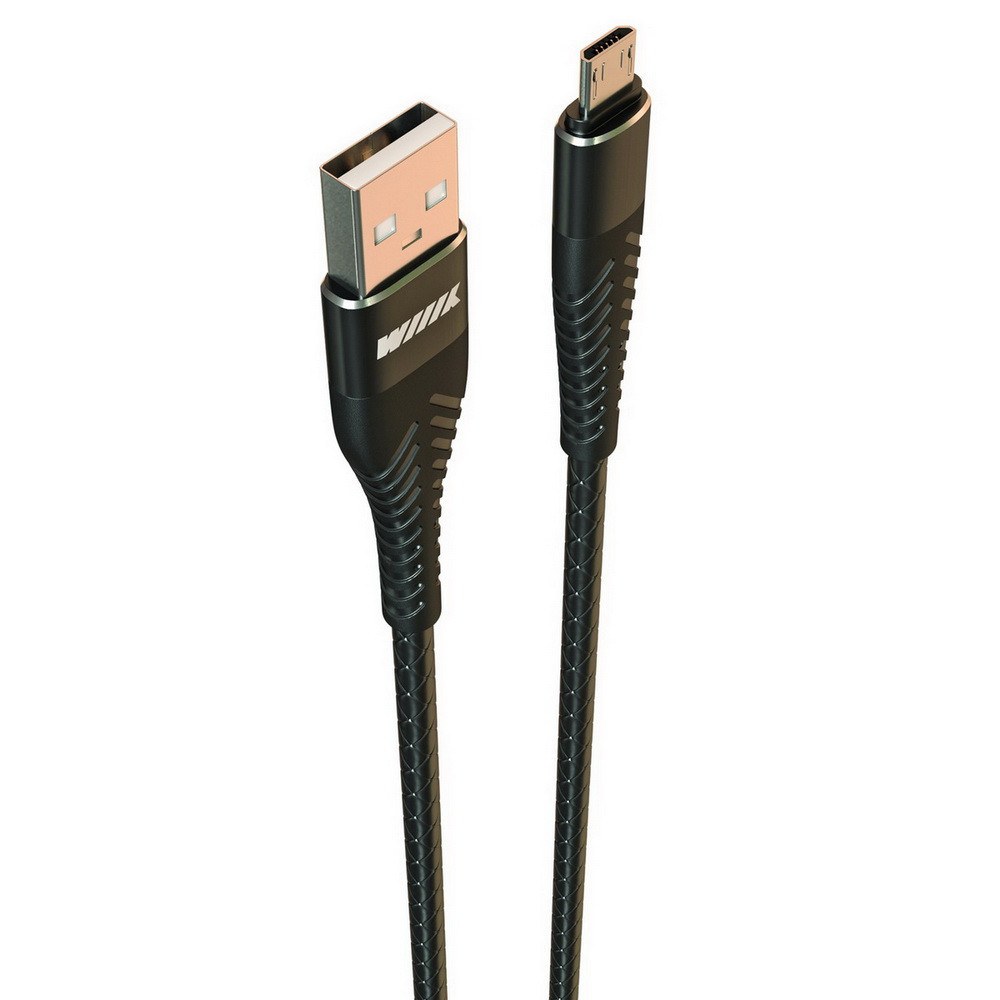 Кабель USB-микро черный 2м WIIIX