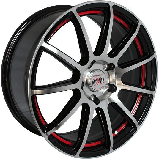 Колесный диск ALCASTA M25 8x18/5x120 ET42 D67.1 BKFRSI