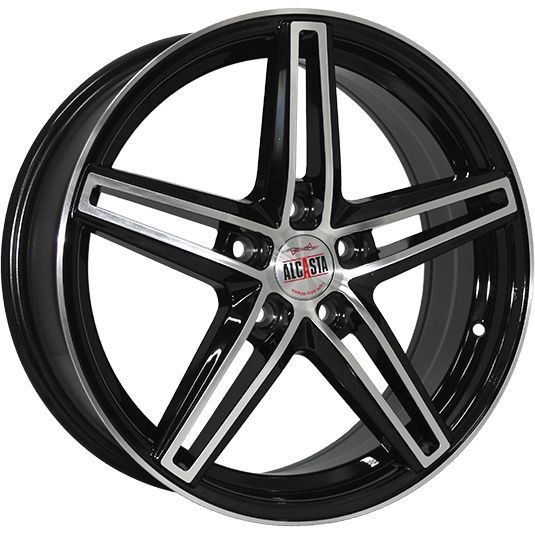 Колесный диск ALCASTA M43 7x17/5x112 ET43 D66.6 BKF*(Дисбаланс)