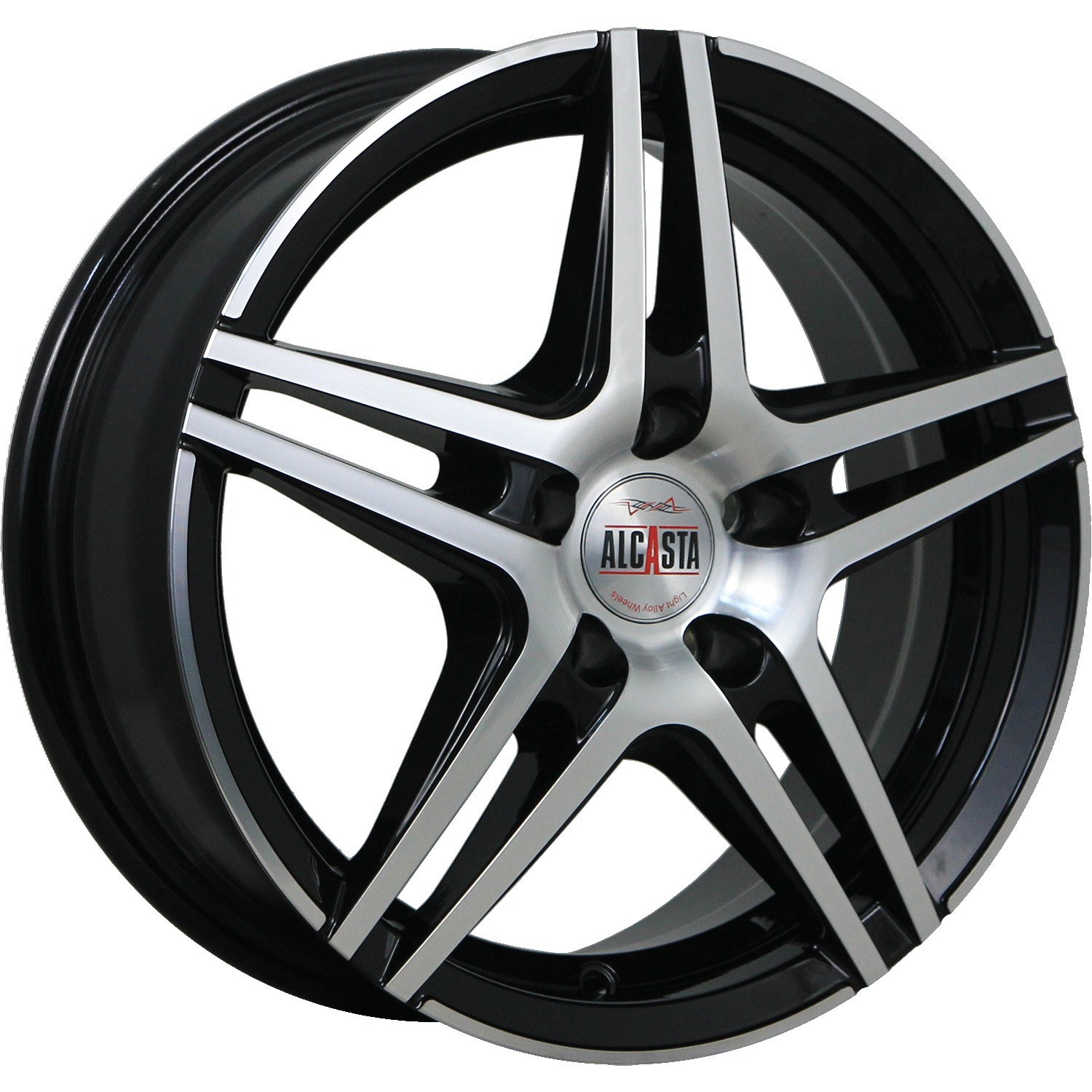 Колесный диск ALCASTA M54 6x15/5x100 ET38 D57.1 BKF